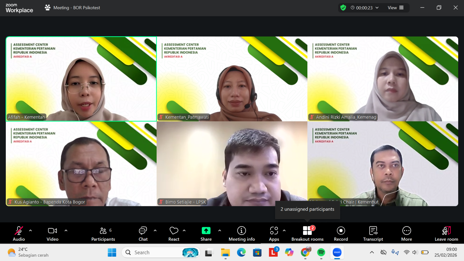 Perkuat Profesionalisme ASN, Pusat Penilaian dan Pengembangan Kompetensi ASN Pertanian Gelar Uji Kompetensi Lintas Instansi