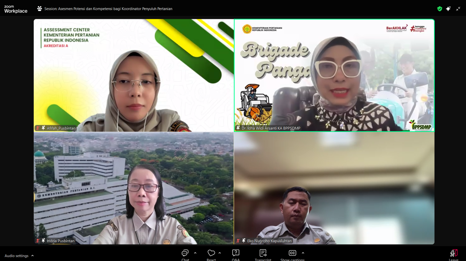 Dukung Program Prioritas Nasional Pertanian, PUSBINTAN Gelar Pemetaan Potensi dan Kompetensi Korluh Se-Indonesia